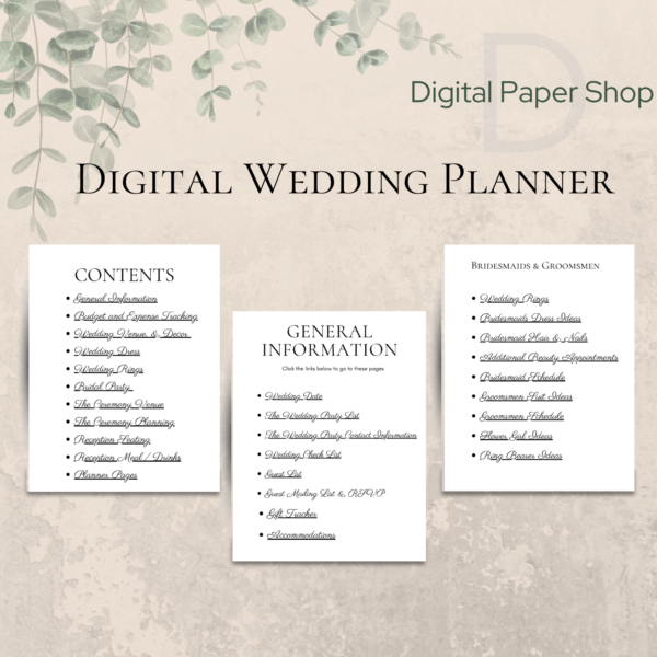 Digital Wedding Planner with Private Label Rights + resell rights - Image 6
