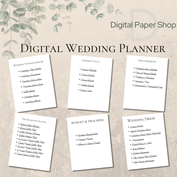 Digital Wedding Planner with Private Label Rights + resell rights - Image 7