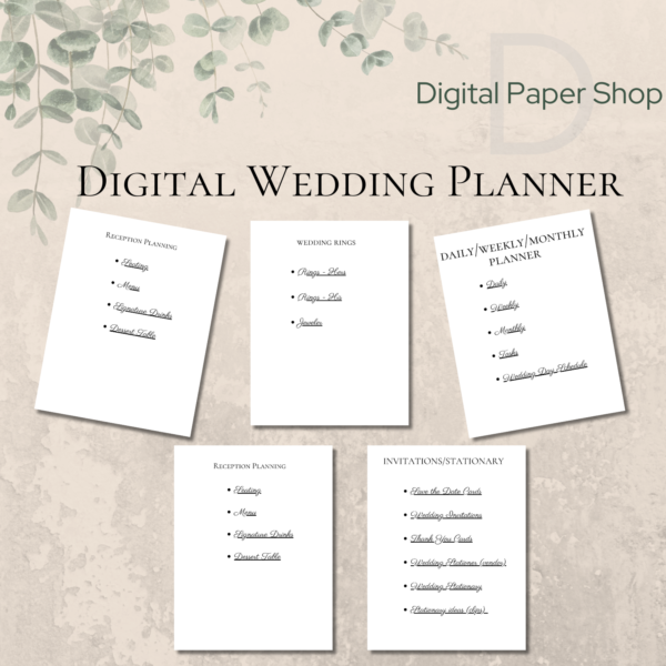 Digital Wedding Planner with Private Label Rights + resell rights - Image 3