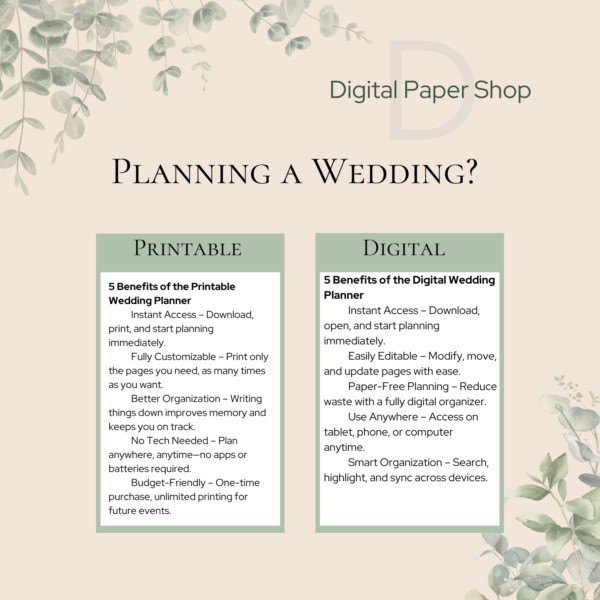 Digital Wedding Planner with Private Label Rights + resell rights - Image 4