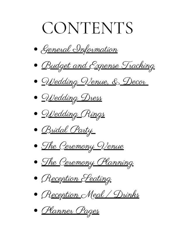 Digital Wedding Planner with Private Label Rights + resell rights - Image 8
