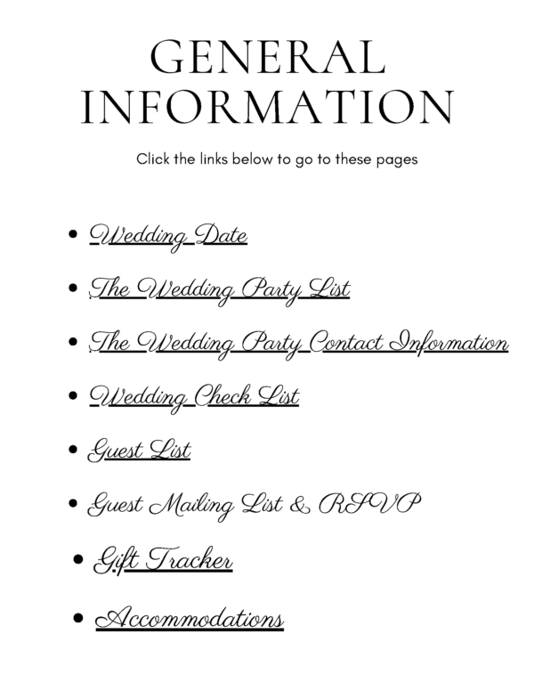 Digital Wedding Planner with Private Label Rights + resell rights - Image 9