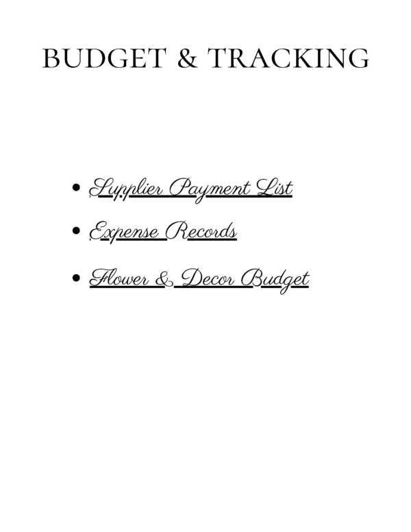 Digital Wedding Planner with Private Label Rights + resell rights - Image 10