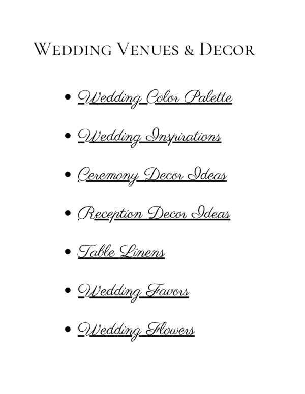 Digital Wedding Planner with Private Label Rights + resell rights - Image 11