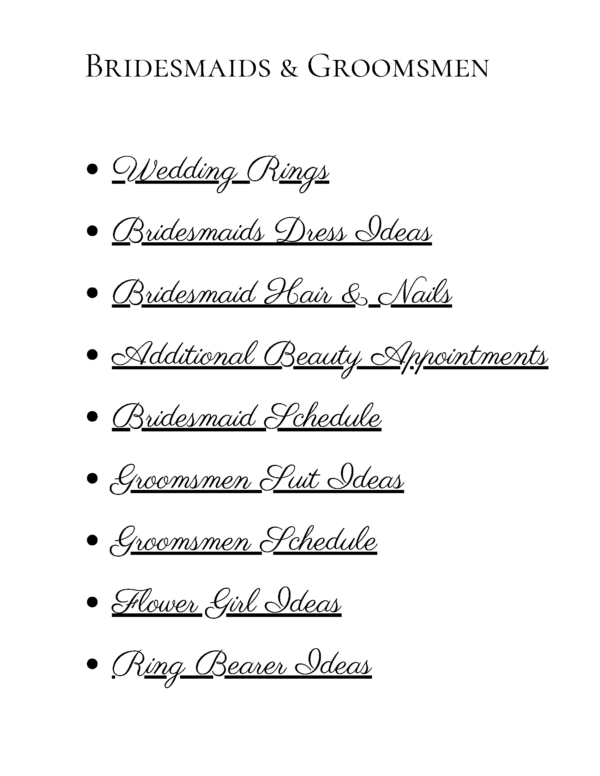 Digital Wedding Planner with Private Label Rights + resell rights - Image 13